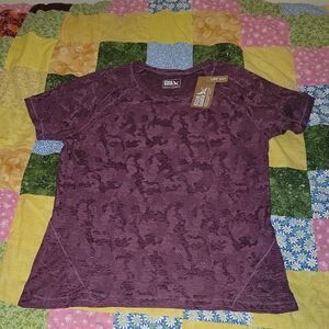 Eddie Bauer Burgundy Short Sleeve Tee